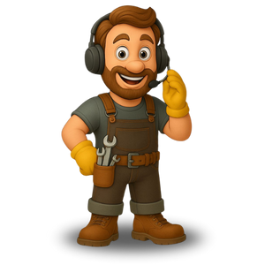 Ferris au SAV avec son casque