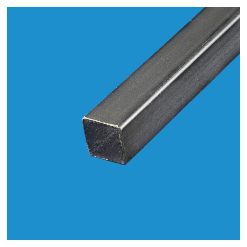 Tube Carré Acier Noir 100x100 mm - Portails et Clôtures | CommentFer