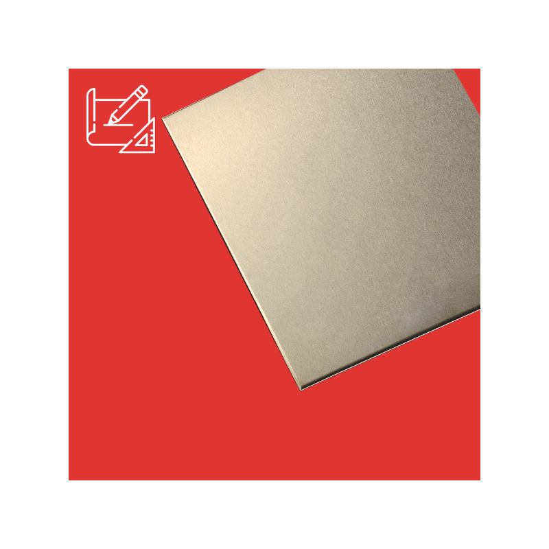 Plaque / Tôle aluminium 2000x1000x 4/5.5 mm au détail ou sur mesure.