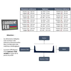  Poutre UPN 100 - Long. 1 à 4 mètres - Comment Fer